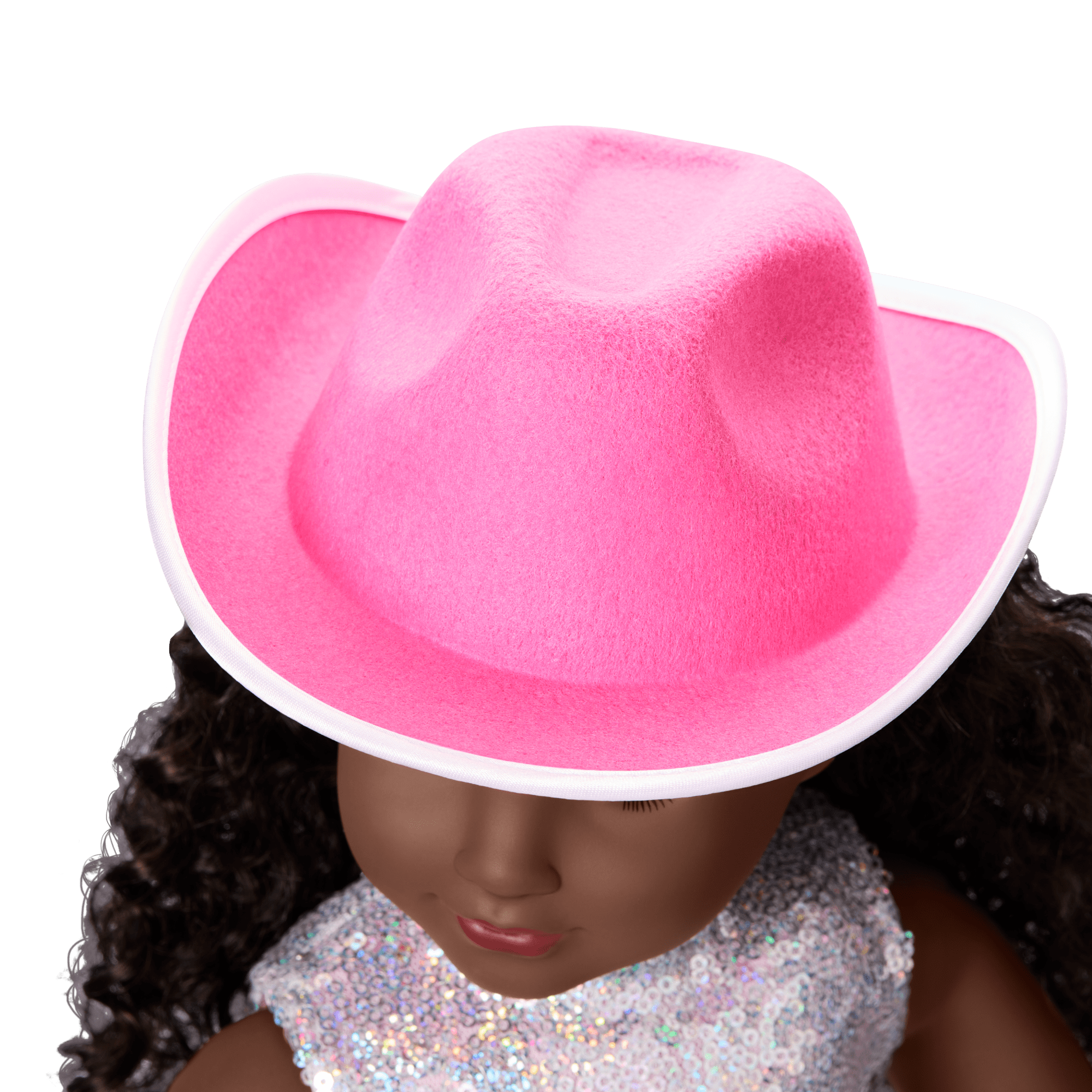 Glam Pink Cowgirl Outfit For 18-Inch Dolls - Image 12