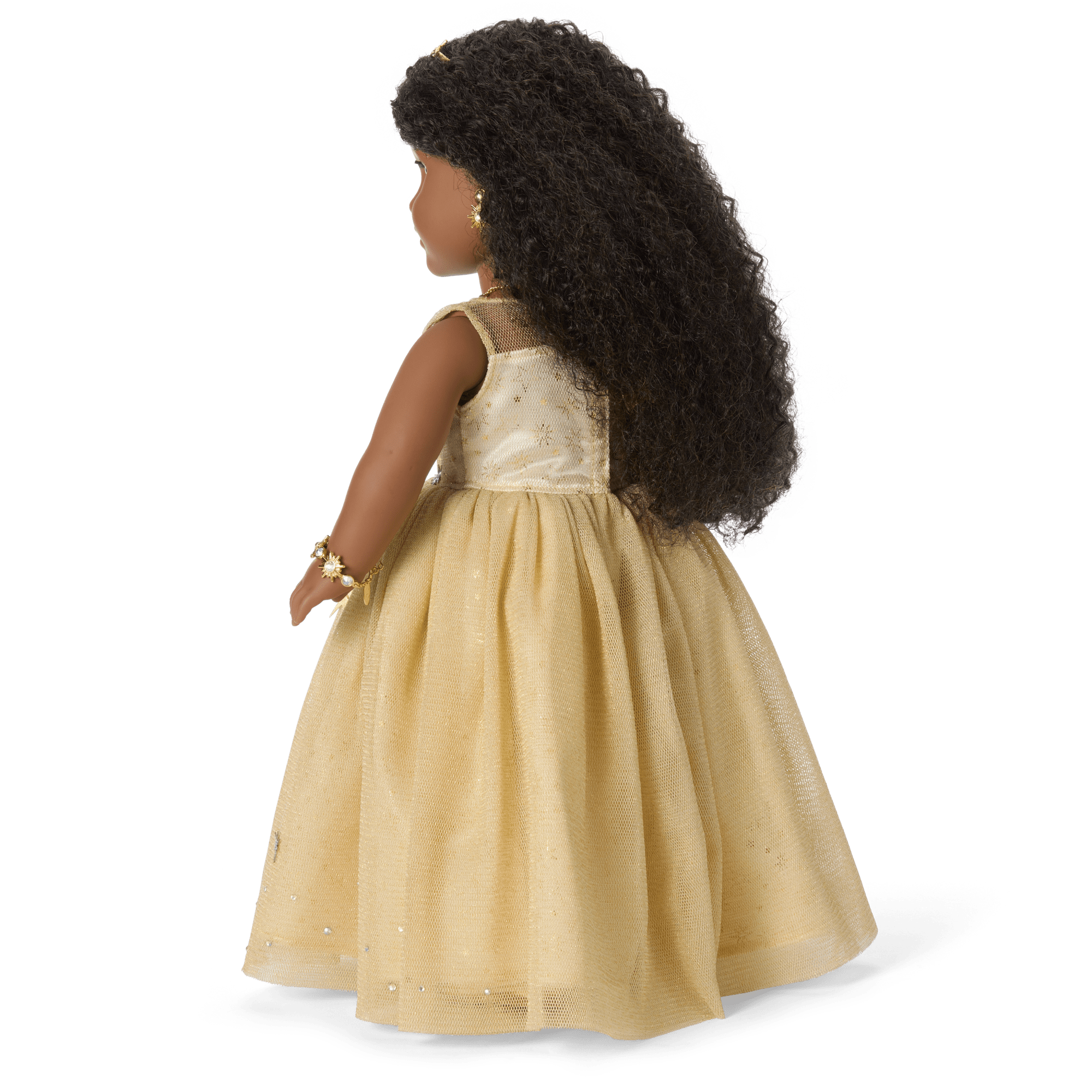 American Girl 2025 Glimmering Gold Holiday Collector Doll - Image 2