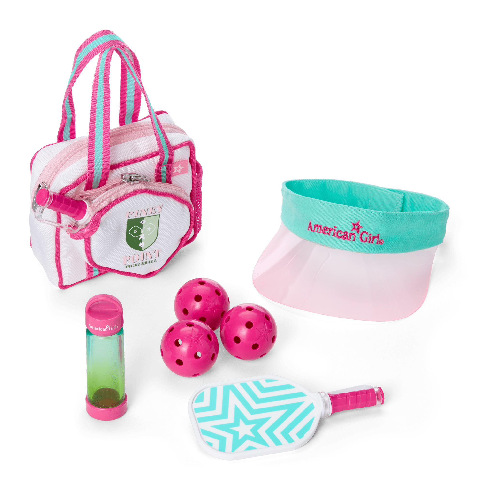 Raquel's Pickleball Bag & Paddle Set For 18-Inch Dolls (Girl Of The Year 2026)