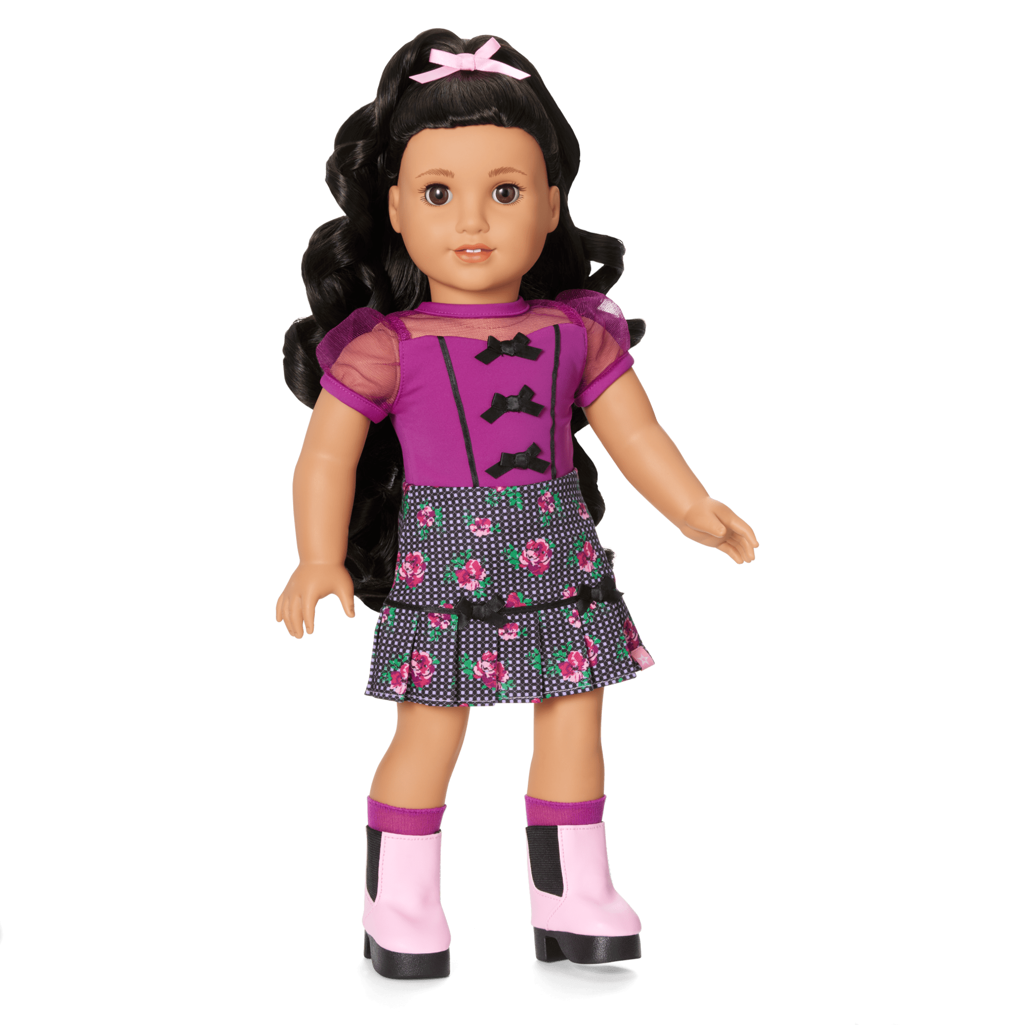 Bows & Blooms Outfit For 18-Inch Dolls - Image 2