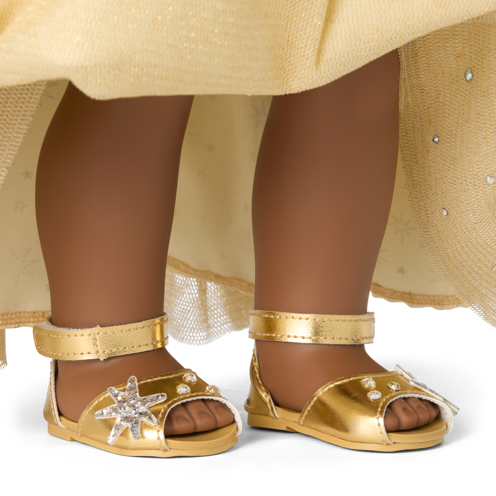 American Girl 2025 Glimmering Gold Holiday Collector Doll - Image 12