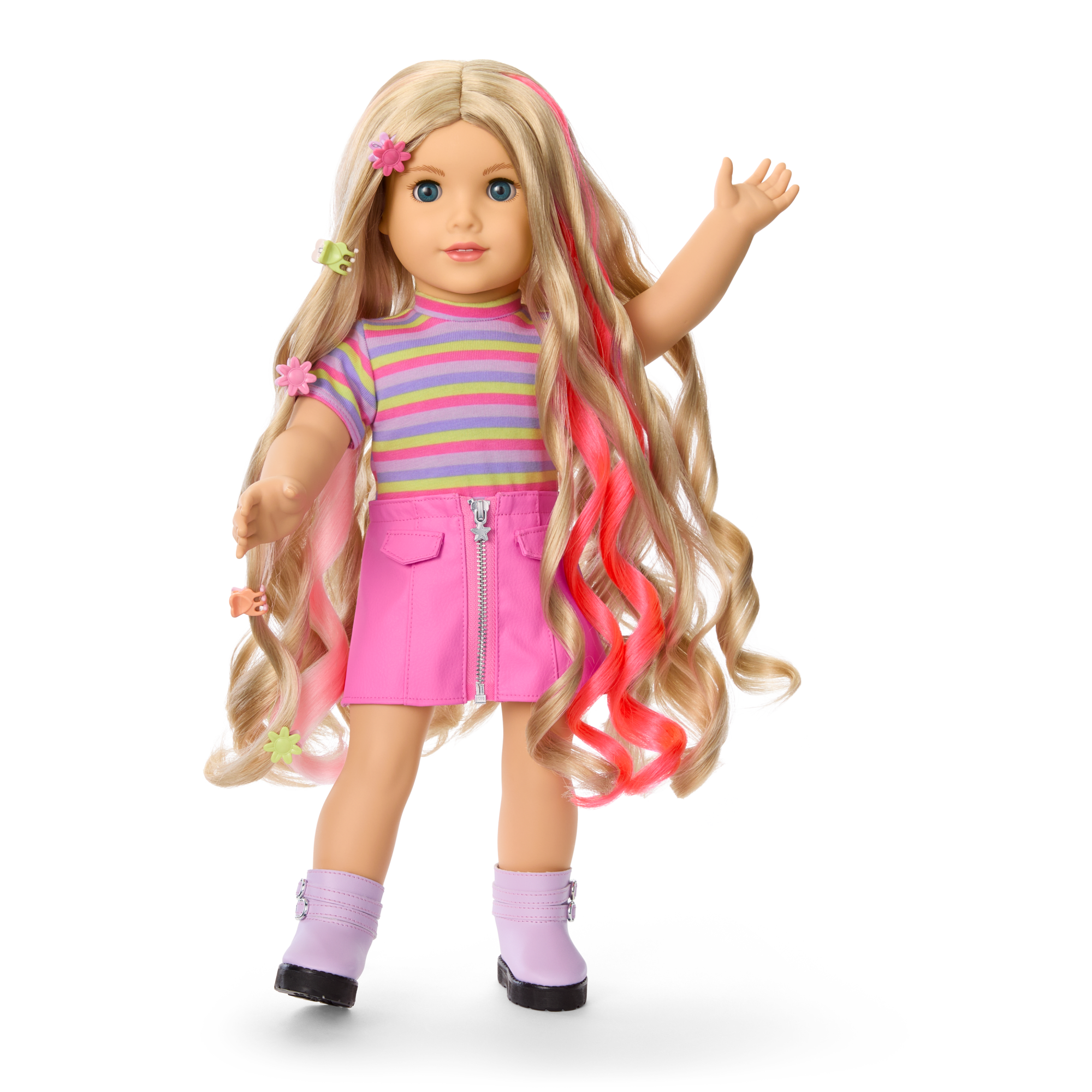 Long Hair Looks By Truly Me 18-Inch Doll #133 & Hair Accessories - Image 5