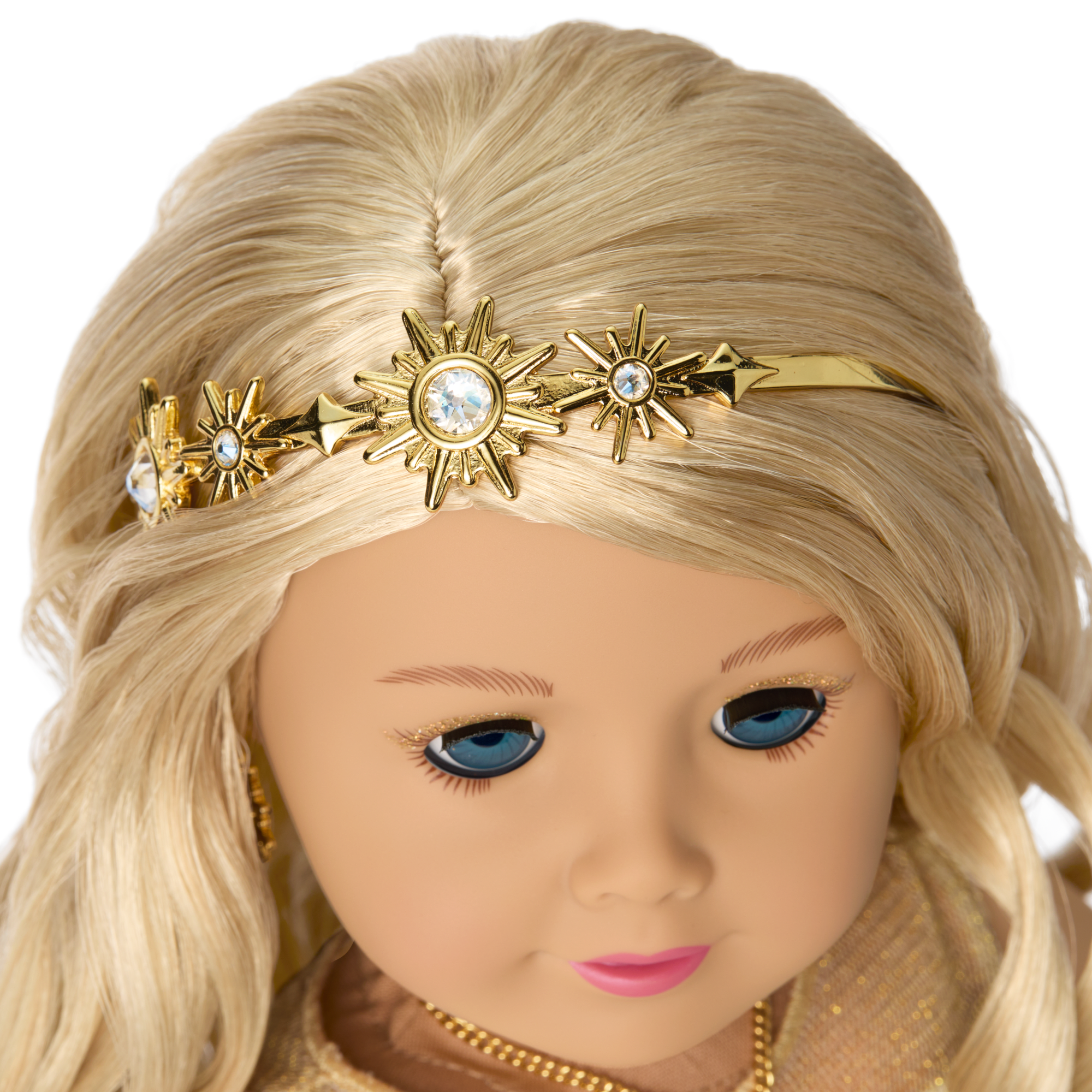 American Girl 2025 Glimmering Gold Holiday Collector Doll - Image 4