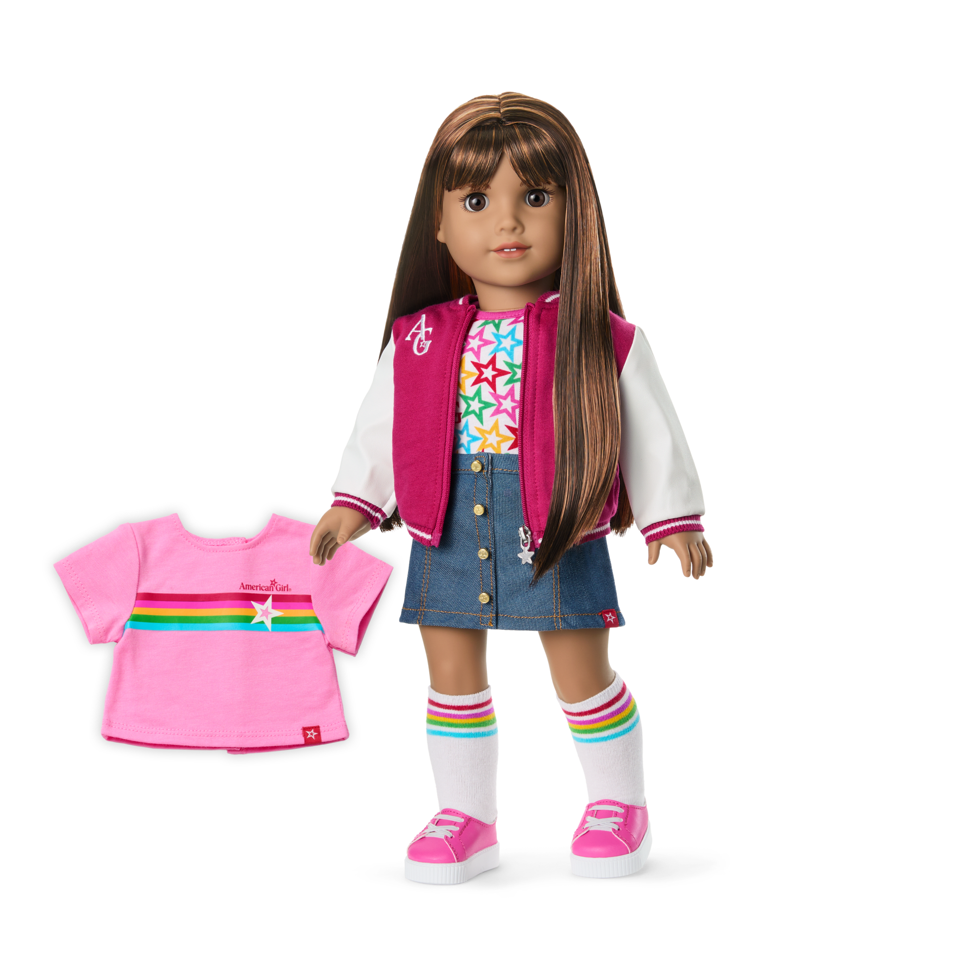 Truly Me 18-Inch Doll #122 With Straight Dark-Brown Hair - Image 2