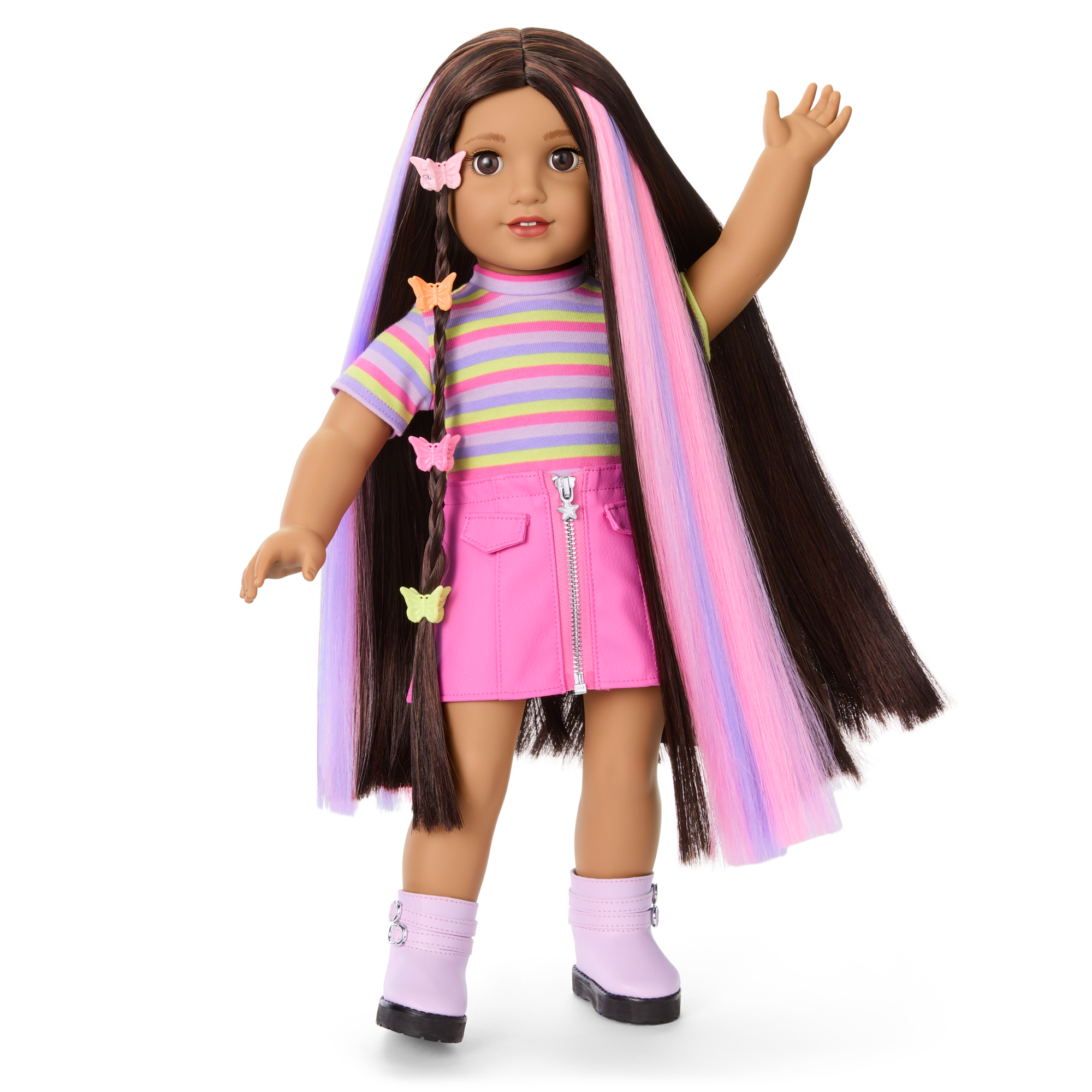 Long Hair Looks By Truly Me 18-Inch Doll #134 & Hair Accessories - Image 5