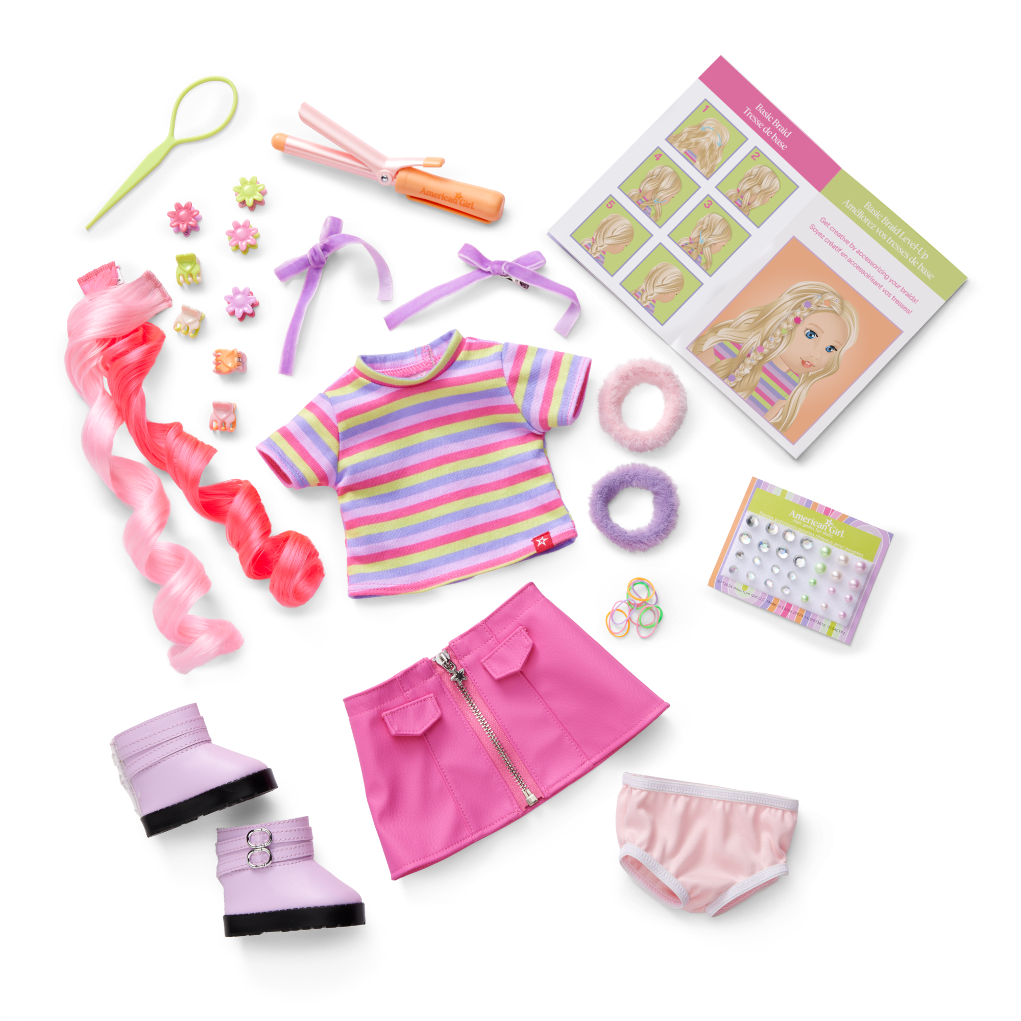 Long Hair Looks By Truly Me 18-Inch Doll #133 & Hair Accessories - Image 3