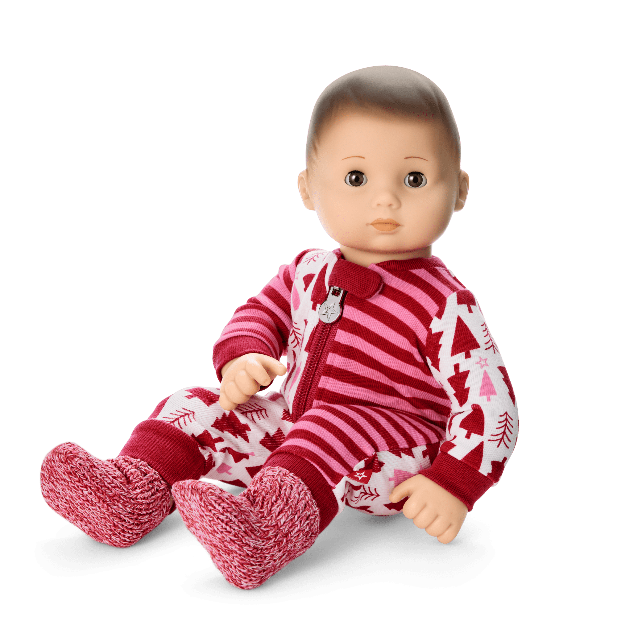 American Girl X Hanna Andersson Holiday Treetops Pajamas For Little Girls & Bitty Baby Dolls - Image 3