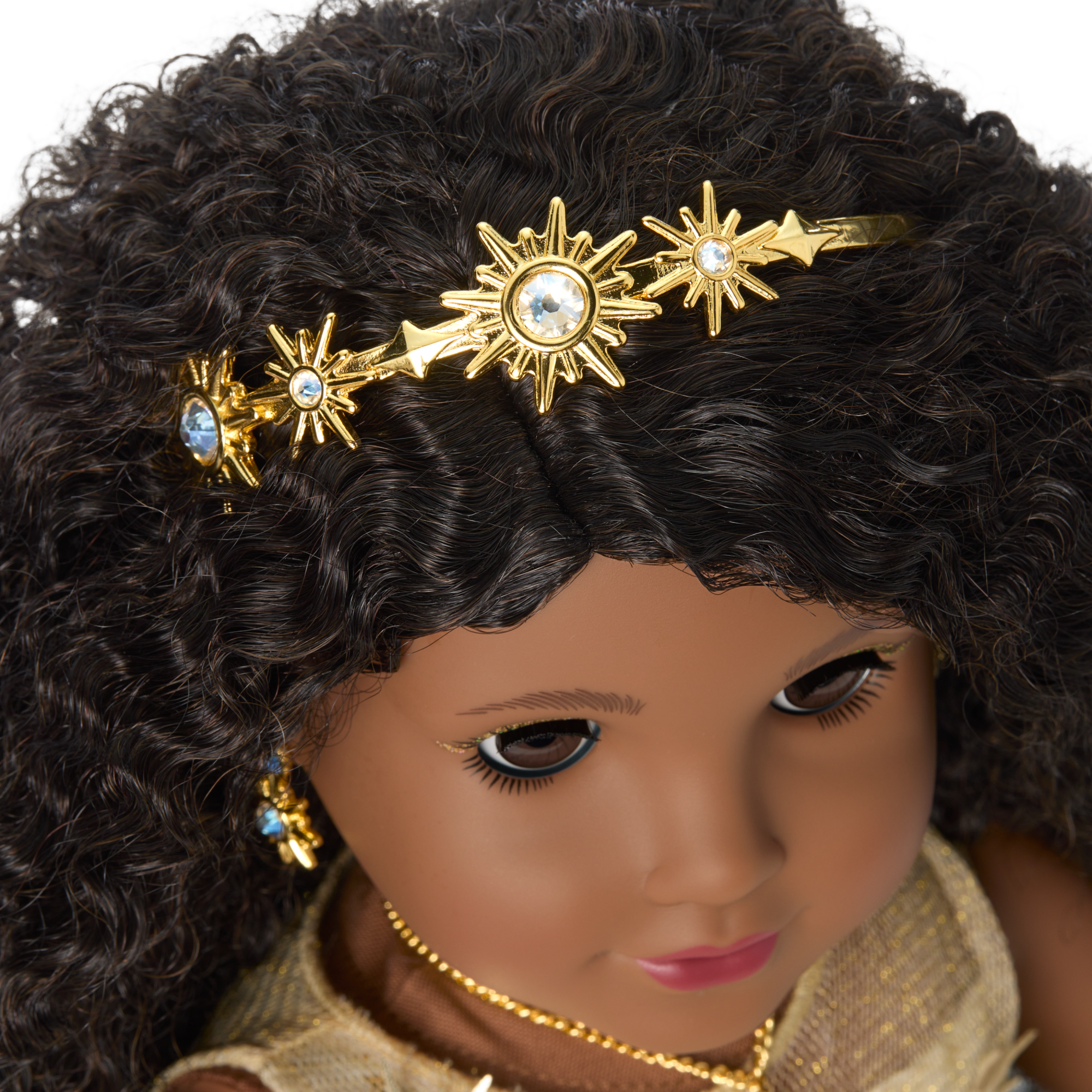 American Girl 2025 Glimmering Gold Holiday Collector Doll - Image 4