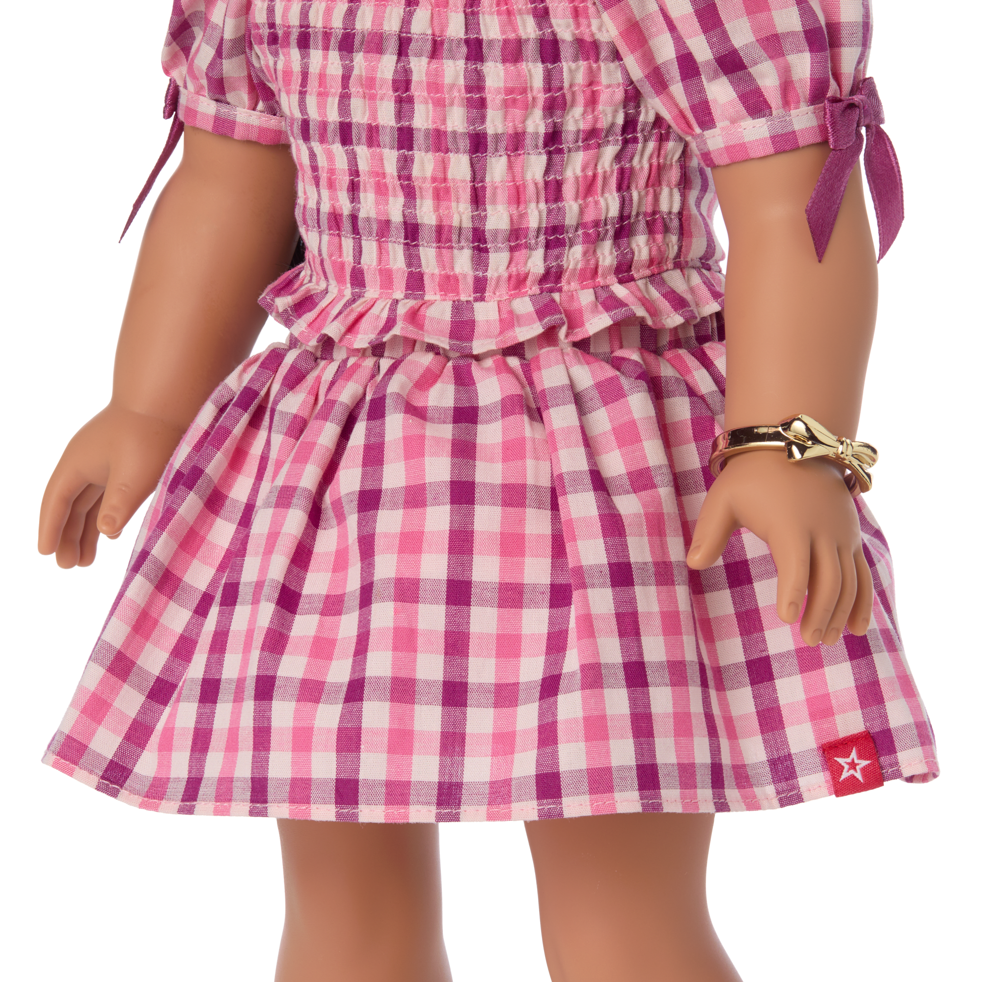 Raquel's Gingham Ruffle Outfit For Girls & 18-Inch Dolls + Raquel Doll (Girl Of The Year 2026) - Image 14