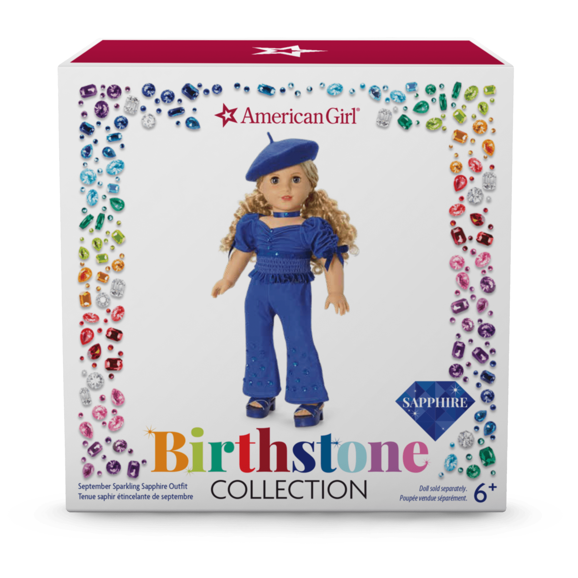 September Sparkling Sapphire Outfit For 18-Inch Dolls - Image 7