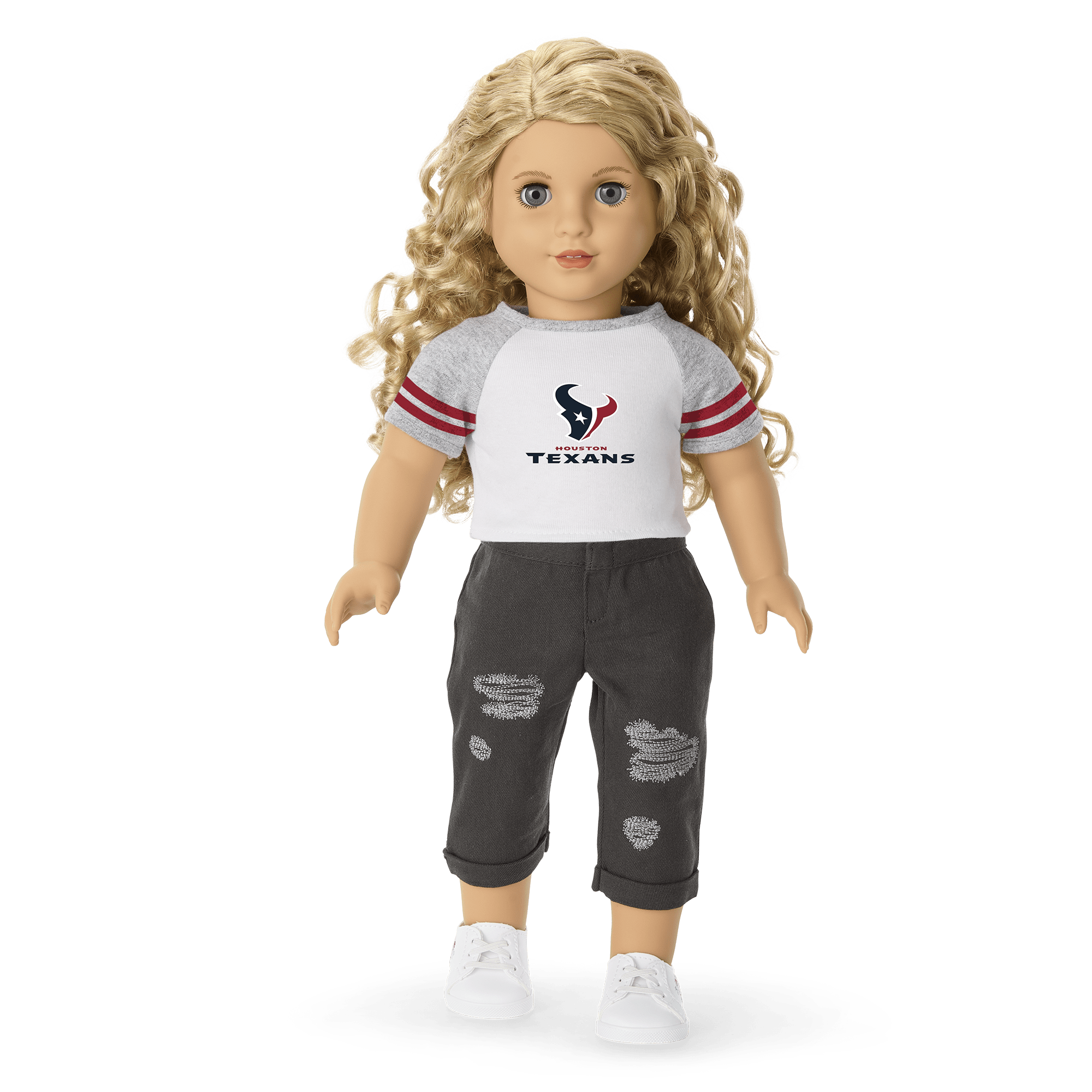 American Girl X Nfl Houston Texans Fan Tee For 18-Inch Dolls - Image 2