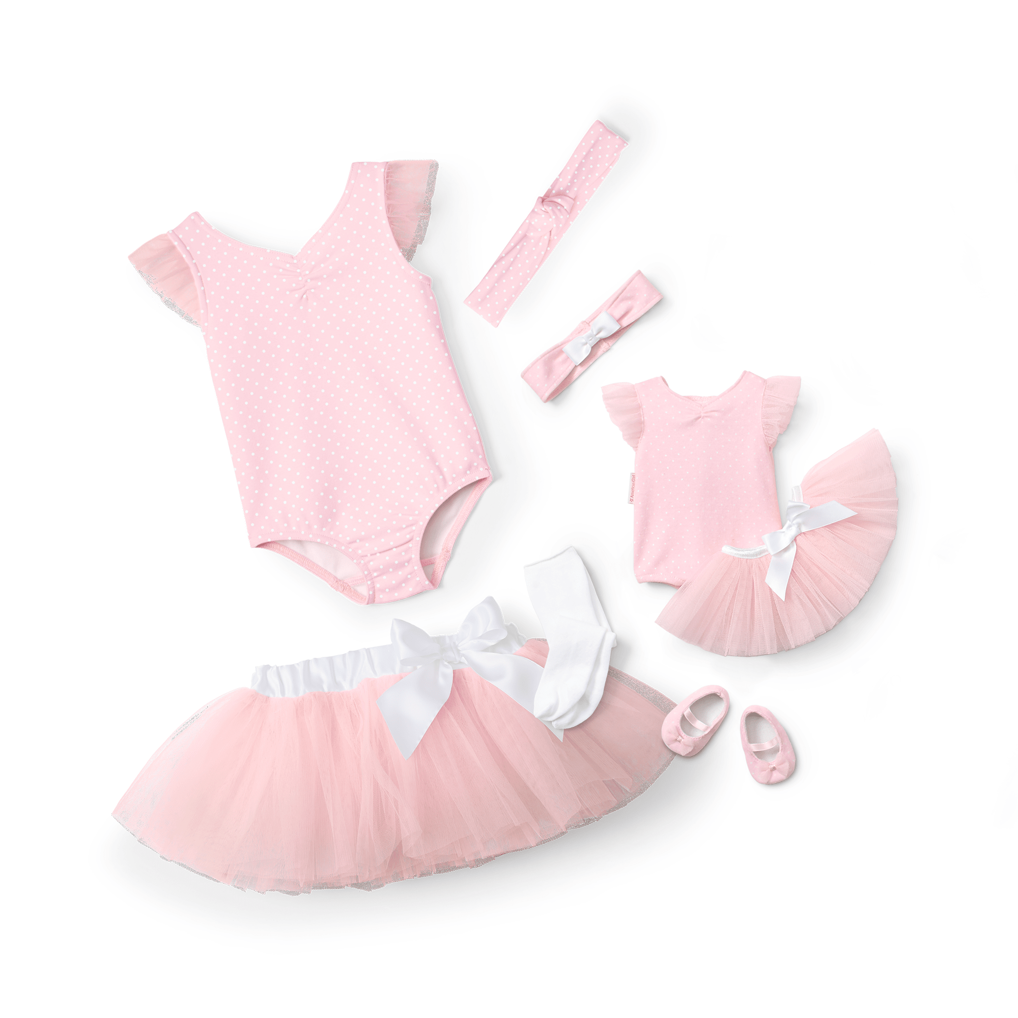 Bitty's Ballerina Outfit For Little Girls & Bitty Baby Dolls - Image 3