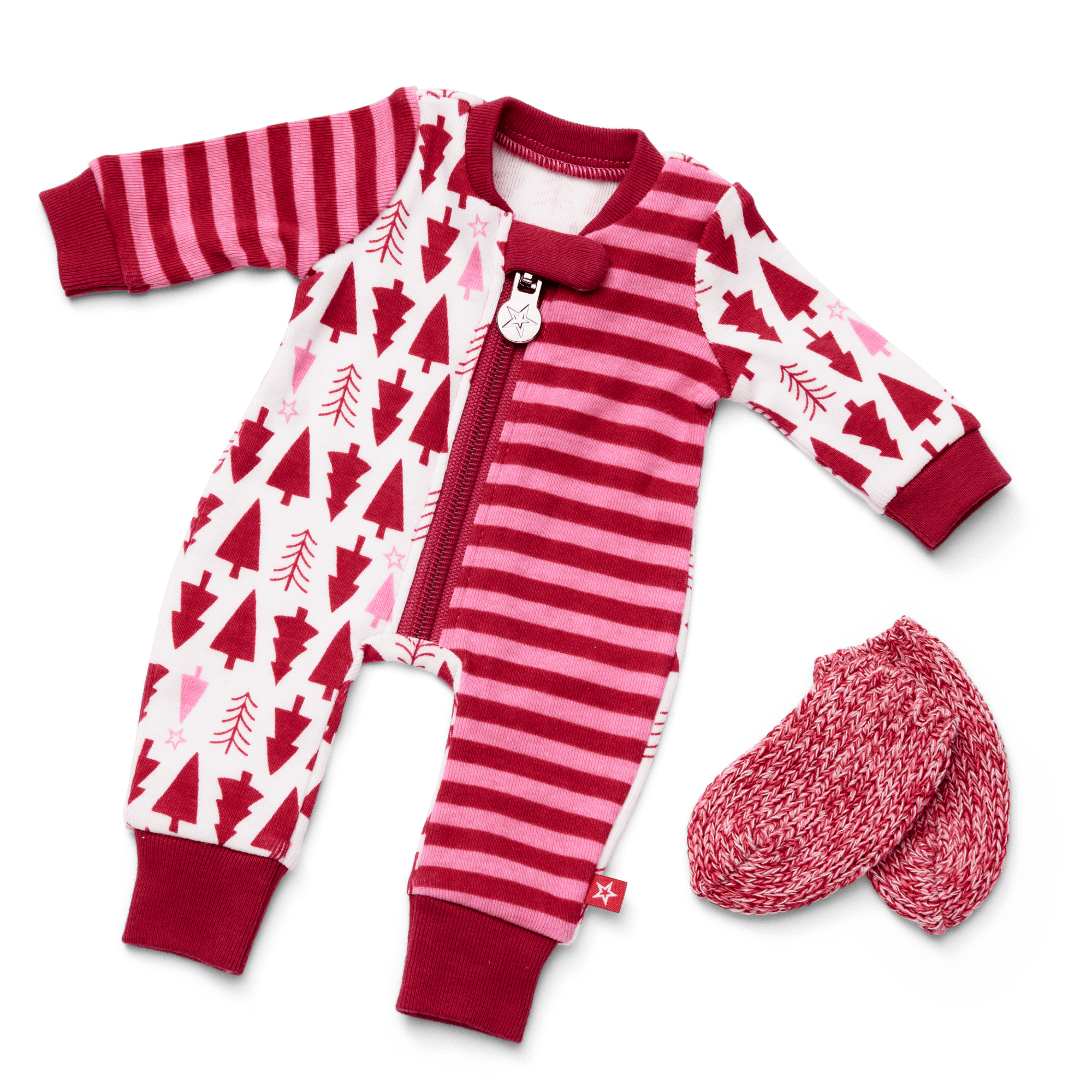 American Girl X Hanna Andersson Holiday Treetops Pajamas For Little Girls & Bitty Baby Dolls - Image 9