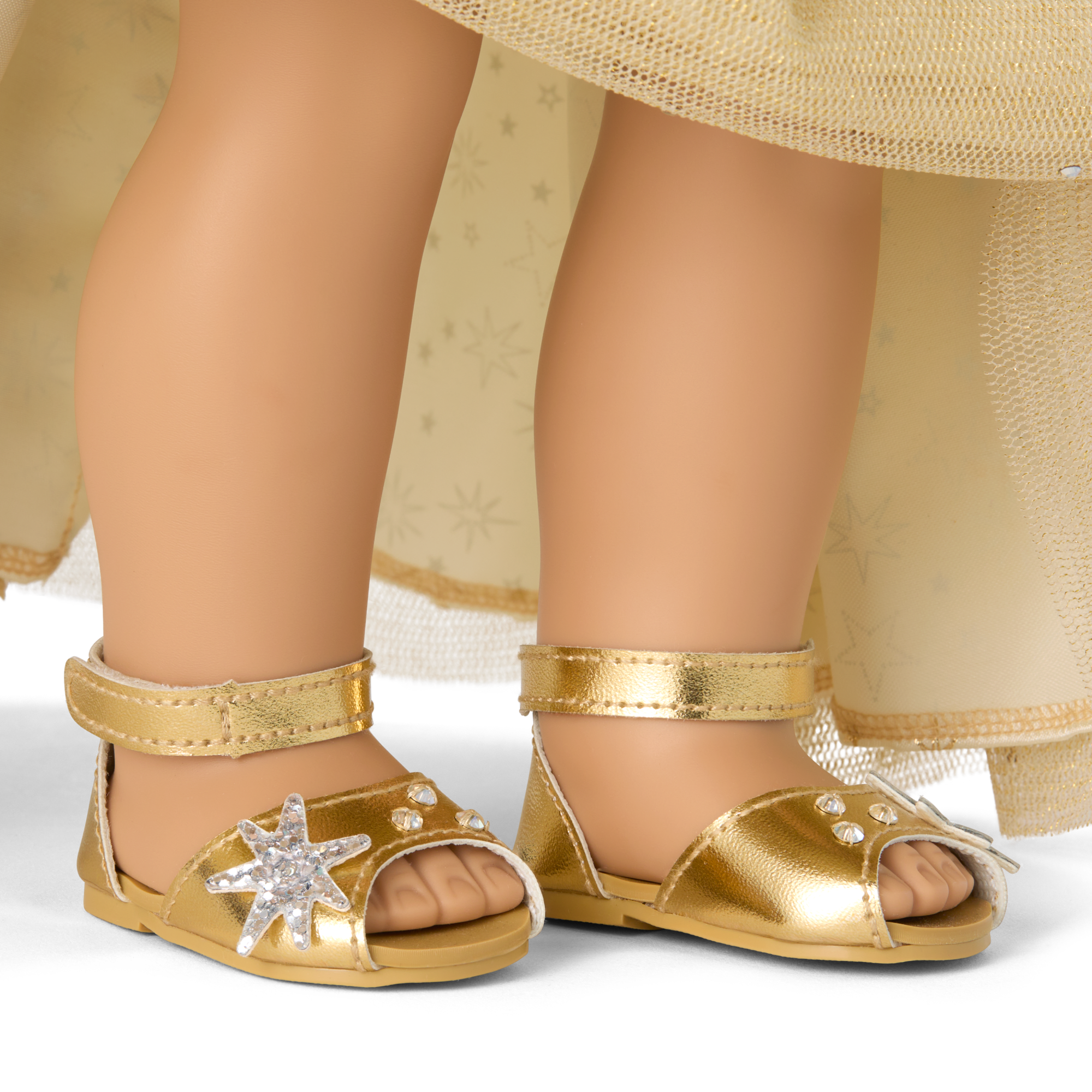 American Girl 2025 Glimmering Gold Holiday Collector Doll - Image 12