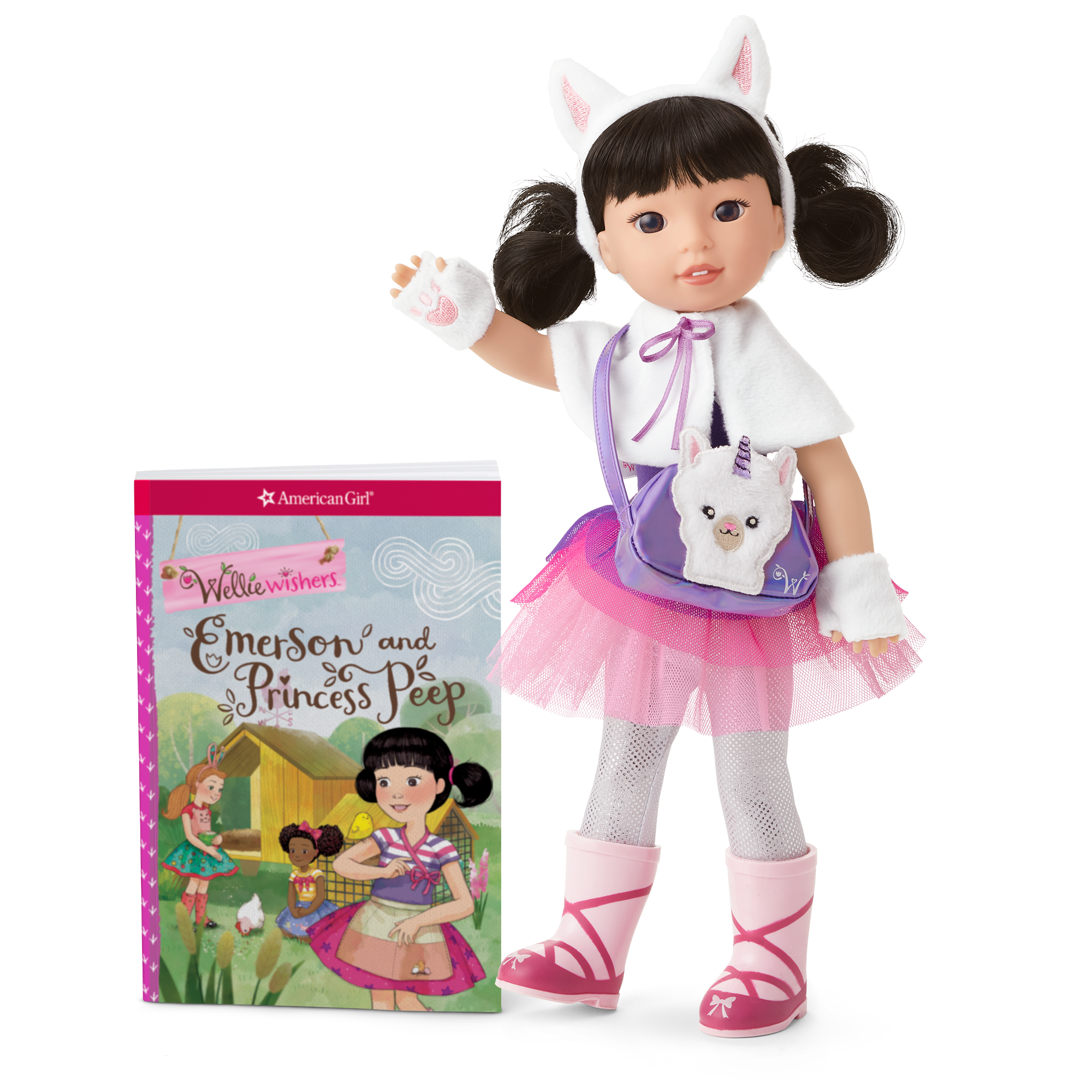 Emerson Doll, Book & Magical Llamacorn Accessories