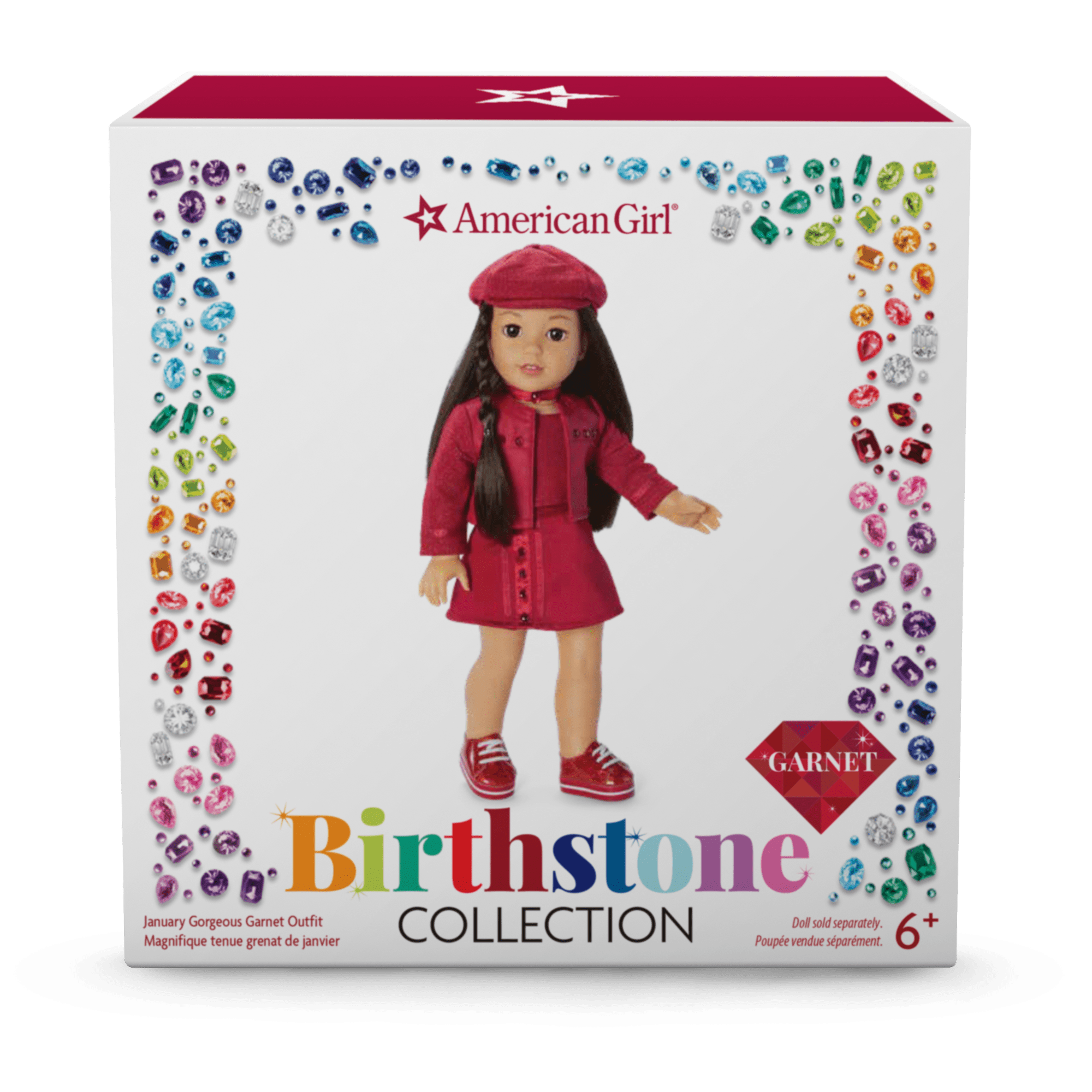 January Gorgeous Garnet Outfit For 18-Inch Dolls - Image 7