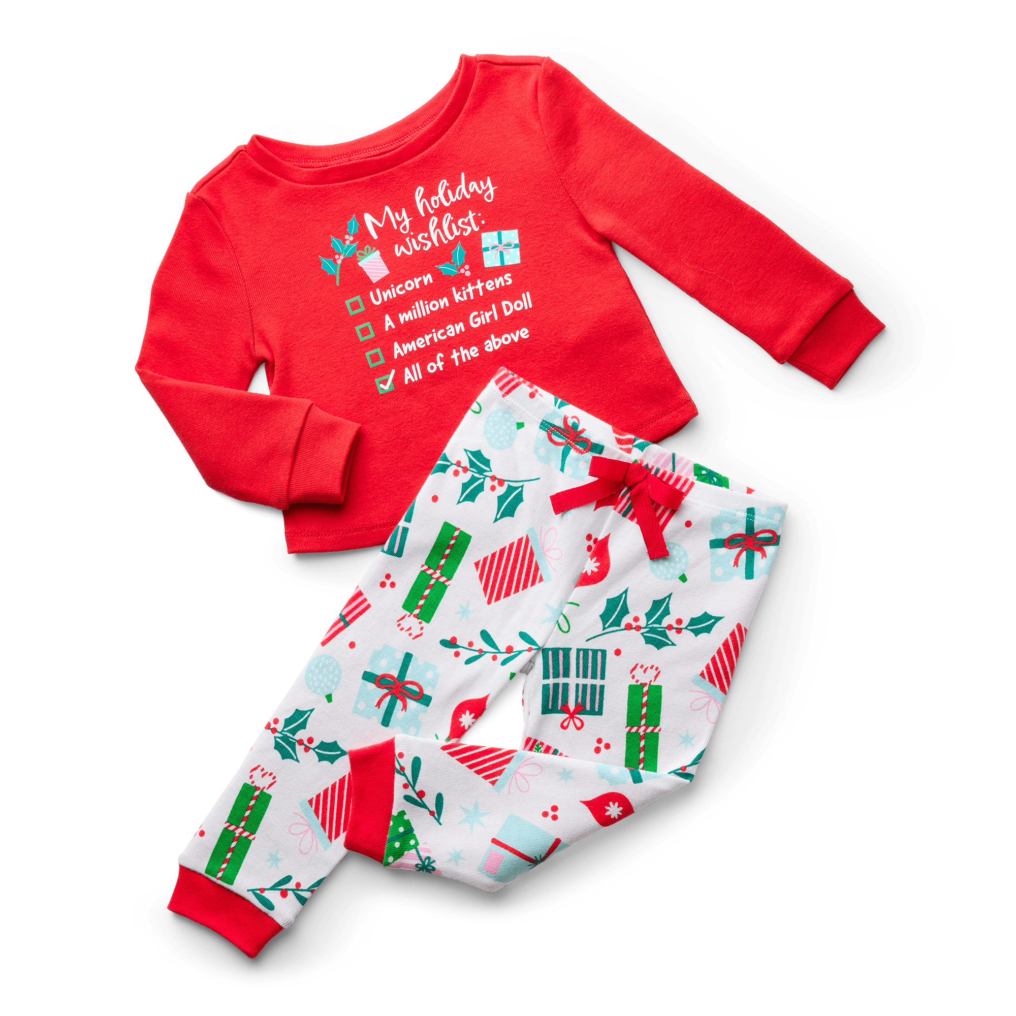 Holiday Wish List Pjs For Girls - Image 8