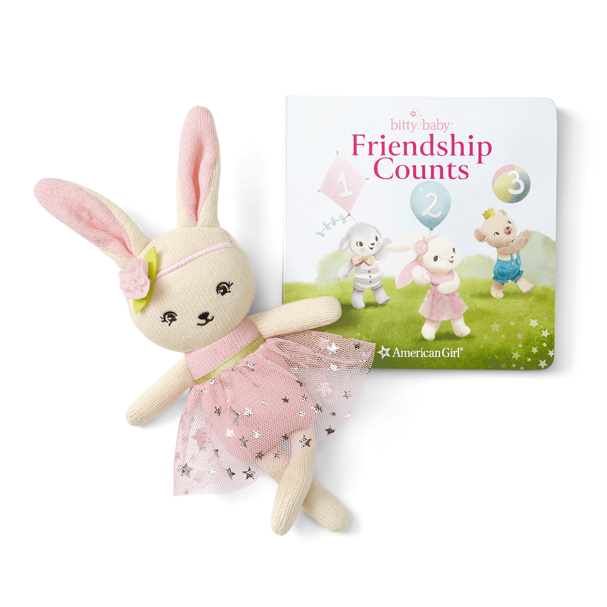 Bitty's Bunny Friend & Friendship Counts Board Book