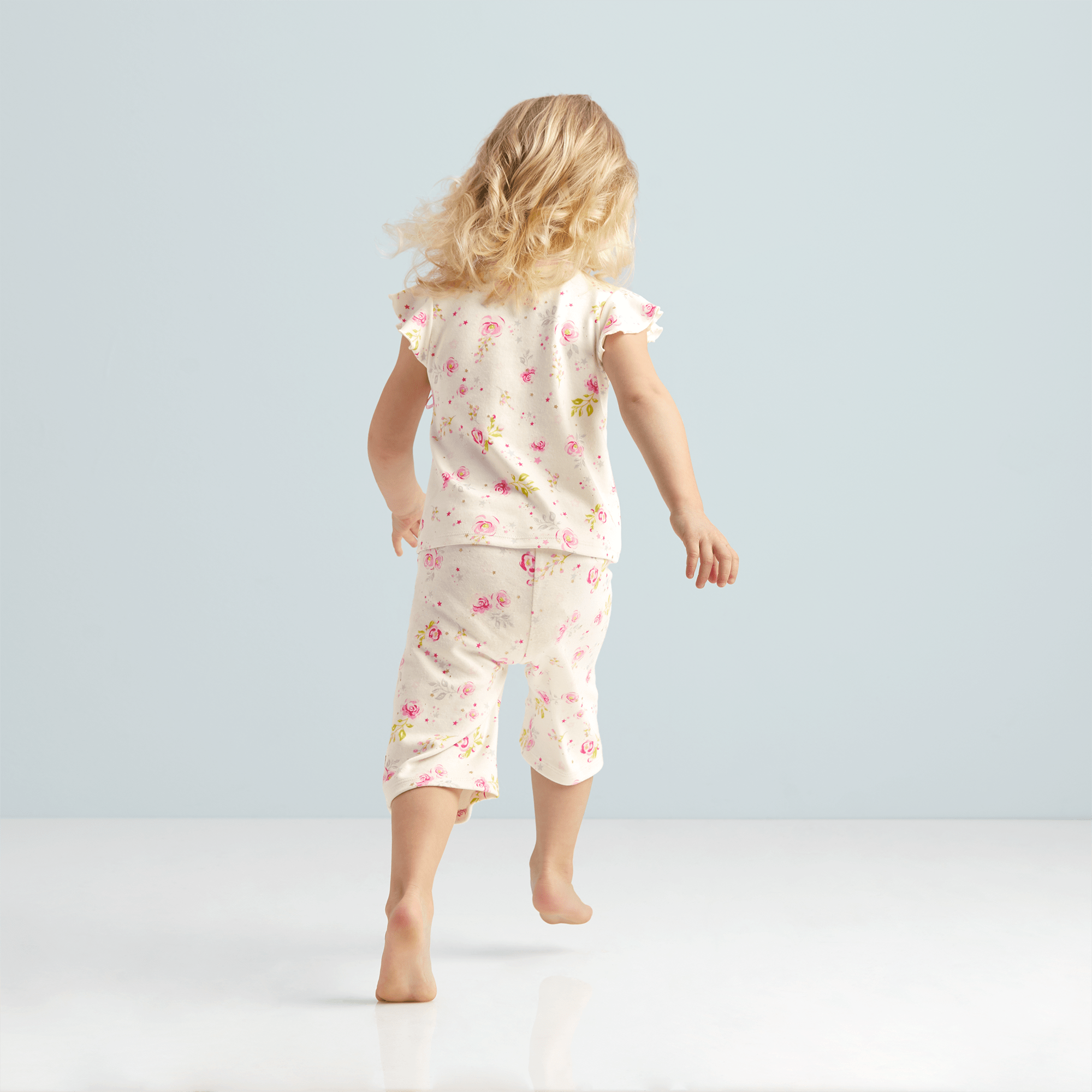Beautiful Blooms Pajamas For Little Girls - Image 3