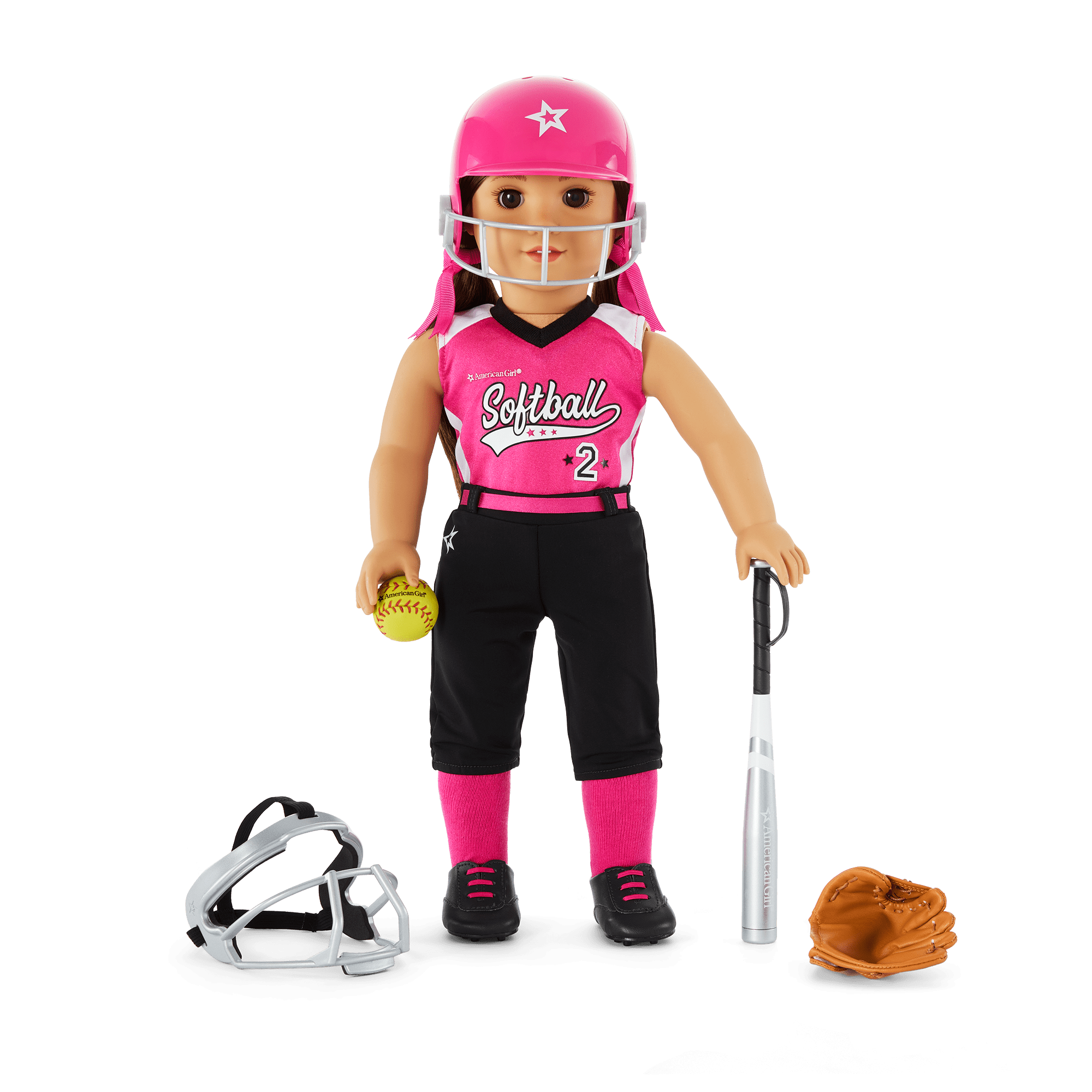 Softball Star Uniform For 18-Inch Dolls - Image 2