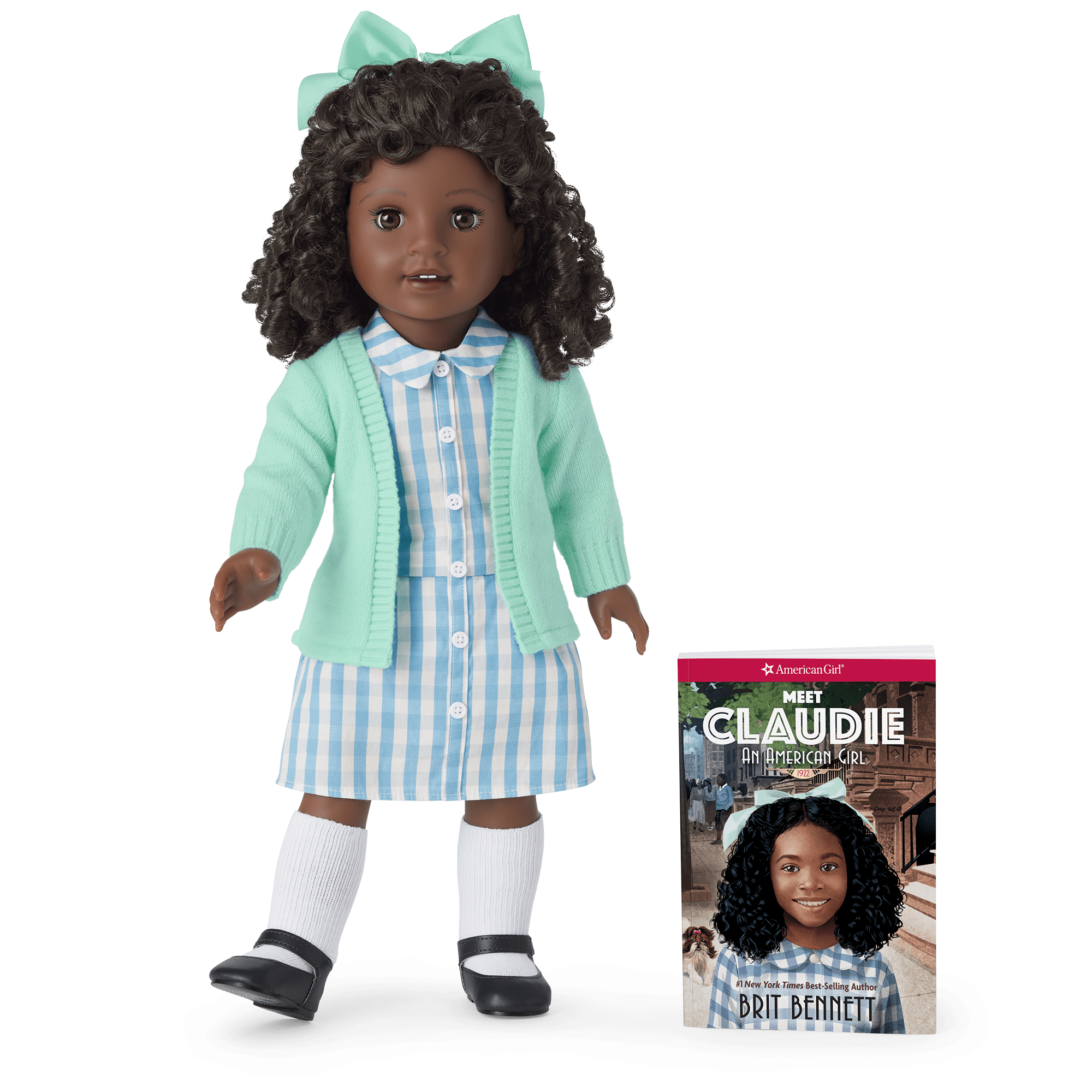Claudie Wells 18-Inch Doll, Book, Accessories & Scooter (Historical Characters) - Image 2