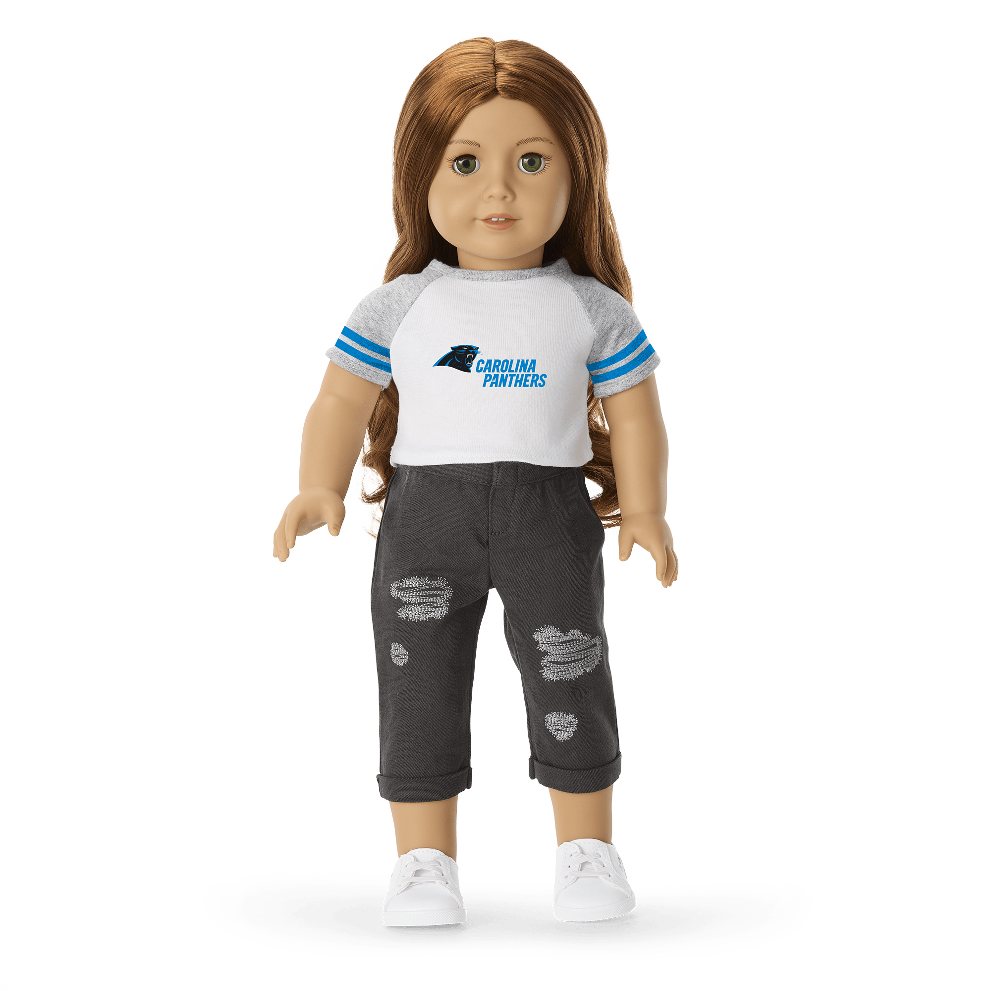 American Girl X Nfl Carolina Panthers Fan Tee For 18-Inch Dolls - Image 2