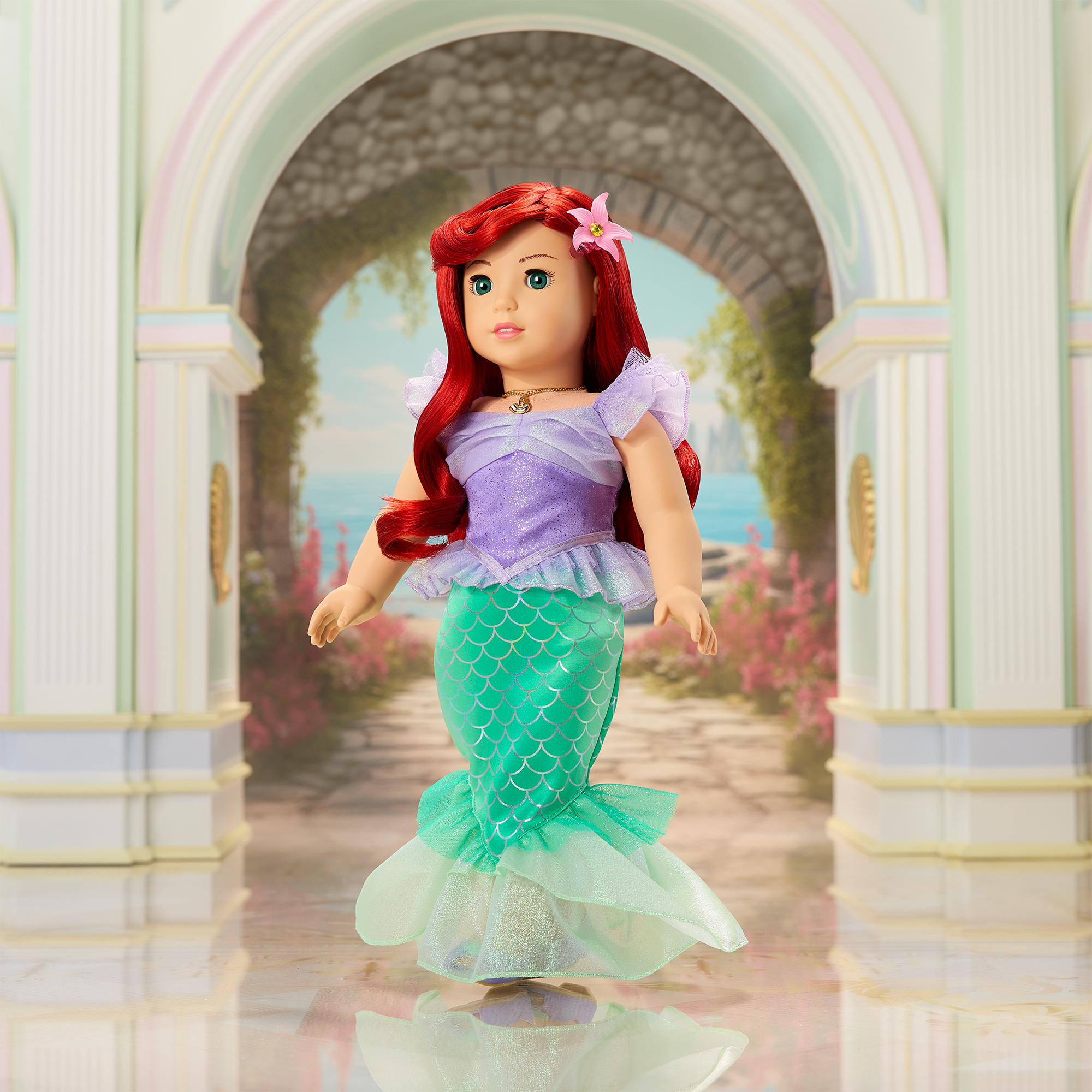 American Girl Disney Princess Ariel 18-Inch Doll - Image 9