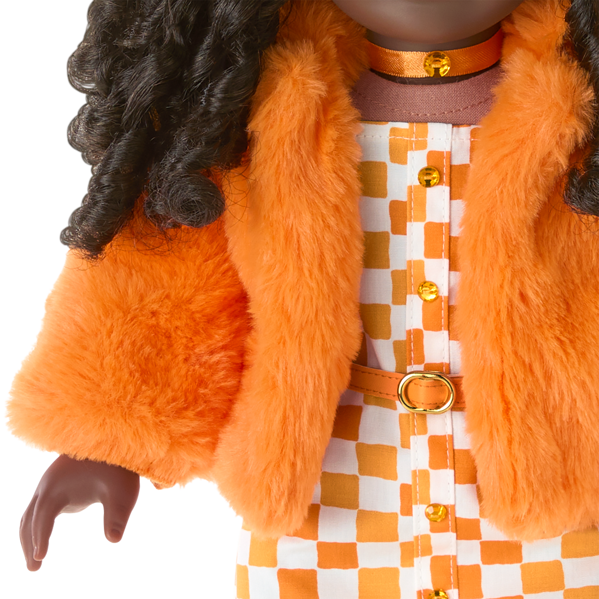 November Shimmering Citrine Outfit For 18-Inch Dolls - Image 5
