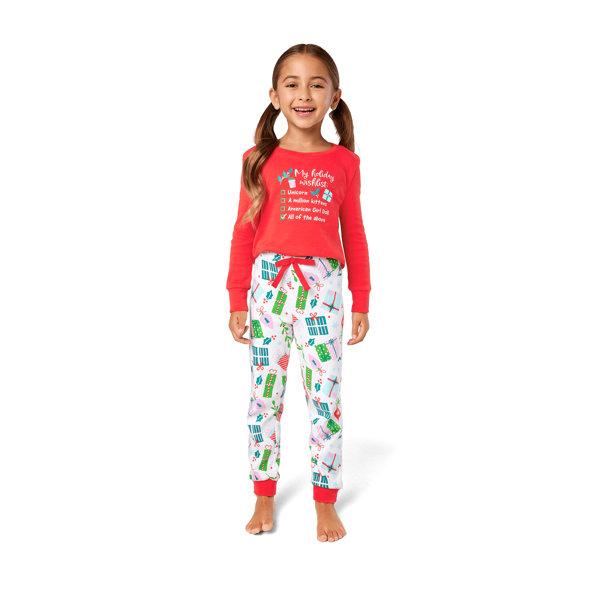 Holiday Wish List Pjs For Little Girls