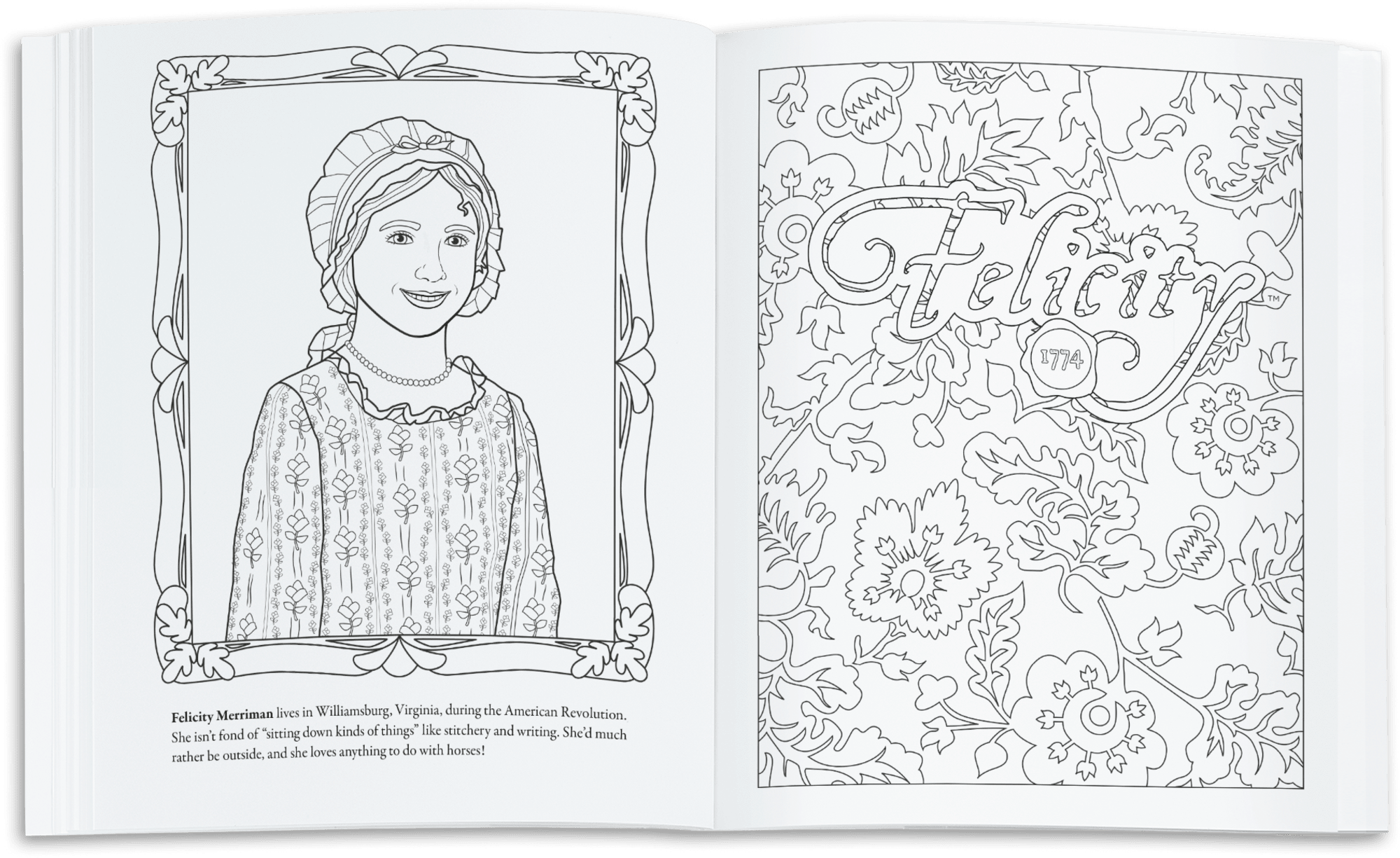 American Girl Coloring Journal - Image 2