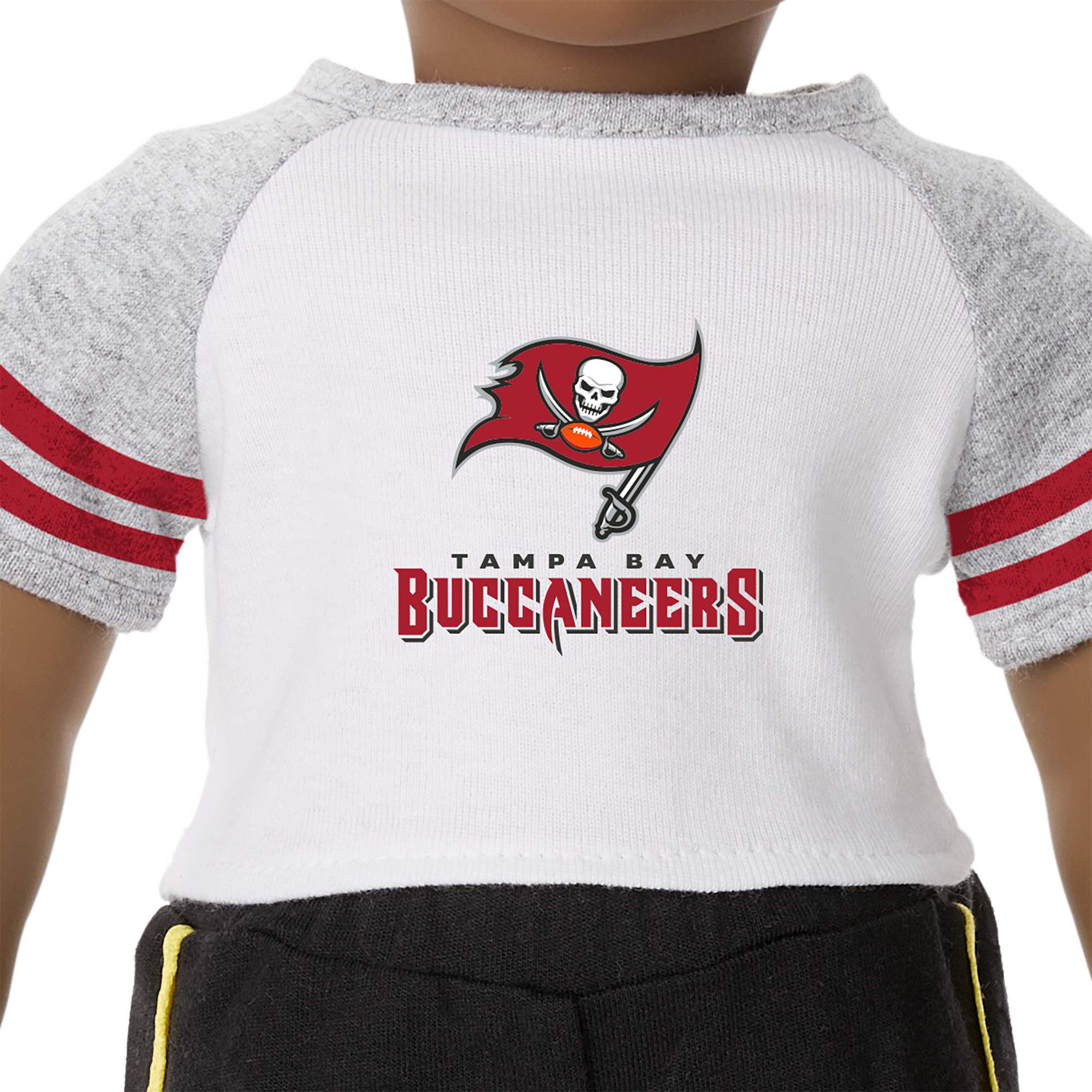 American Girl X Nfl Tampa Bay Buccaneers Fan Tee For 18-Inch Dolls - Image 3