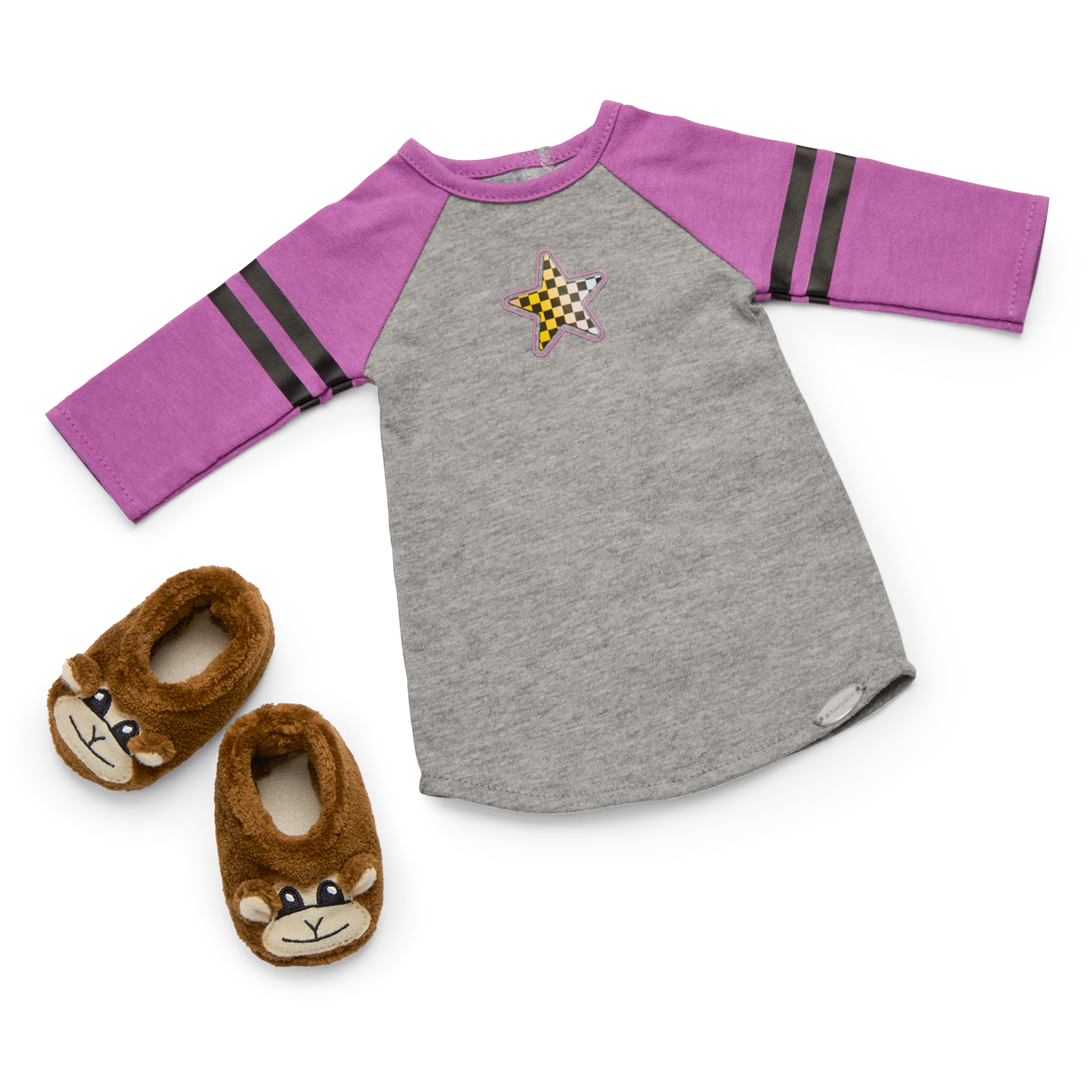 Nicki's Skater Dreams Sleep Shirt For 18-Inch Dolls (Historical Characters)