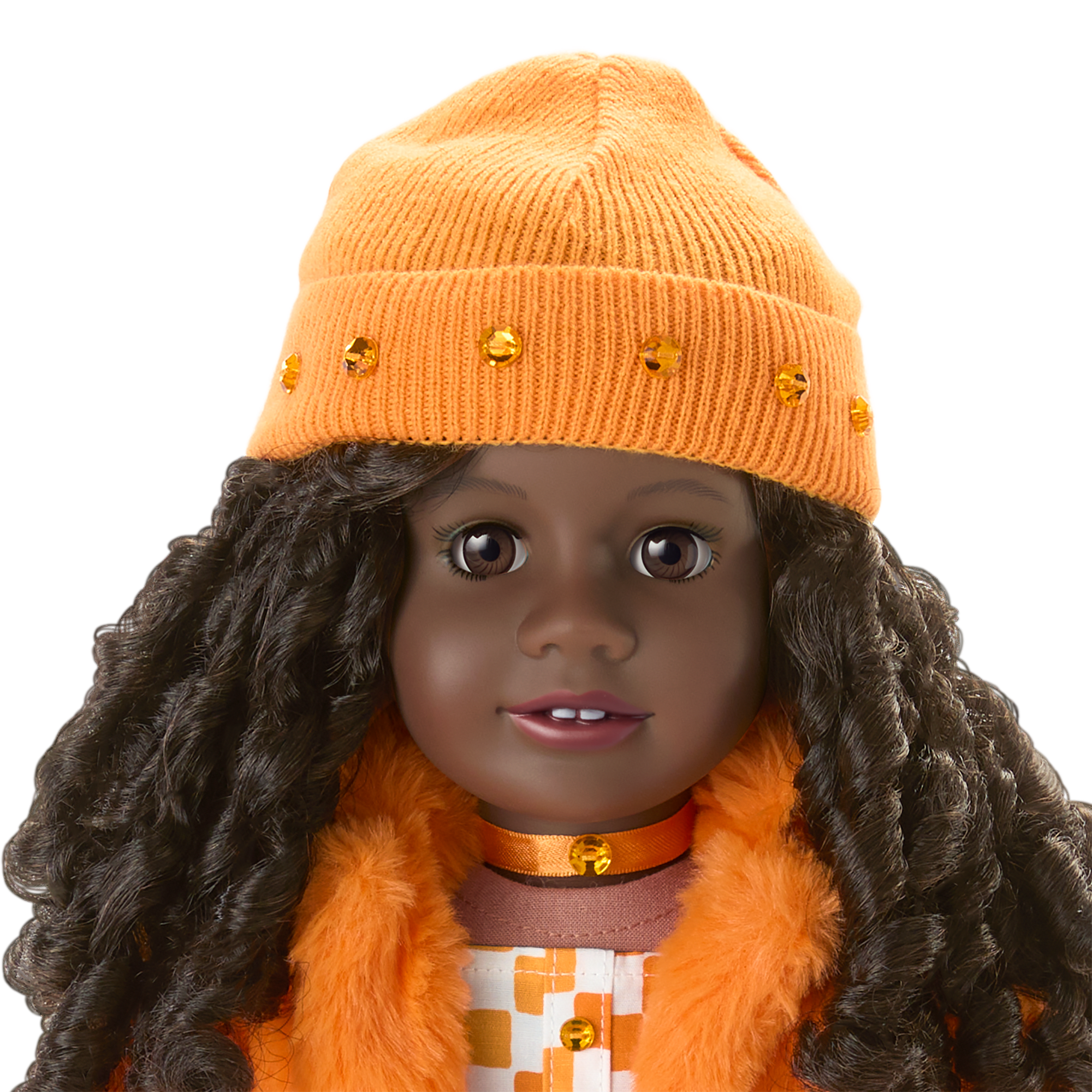 November Shimmering Citrine Outfit For 18-Inch Dolls - Image 4