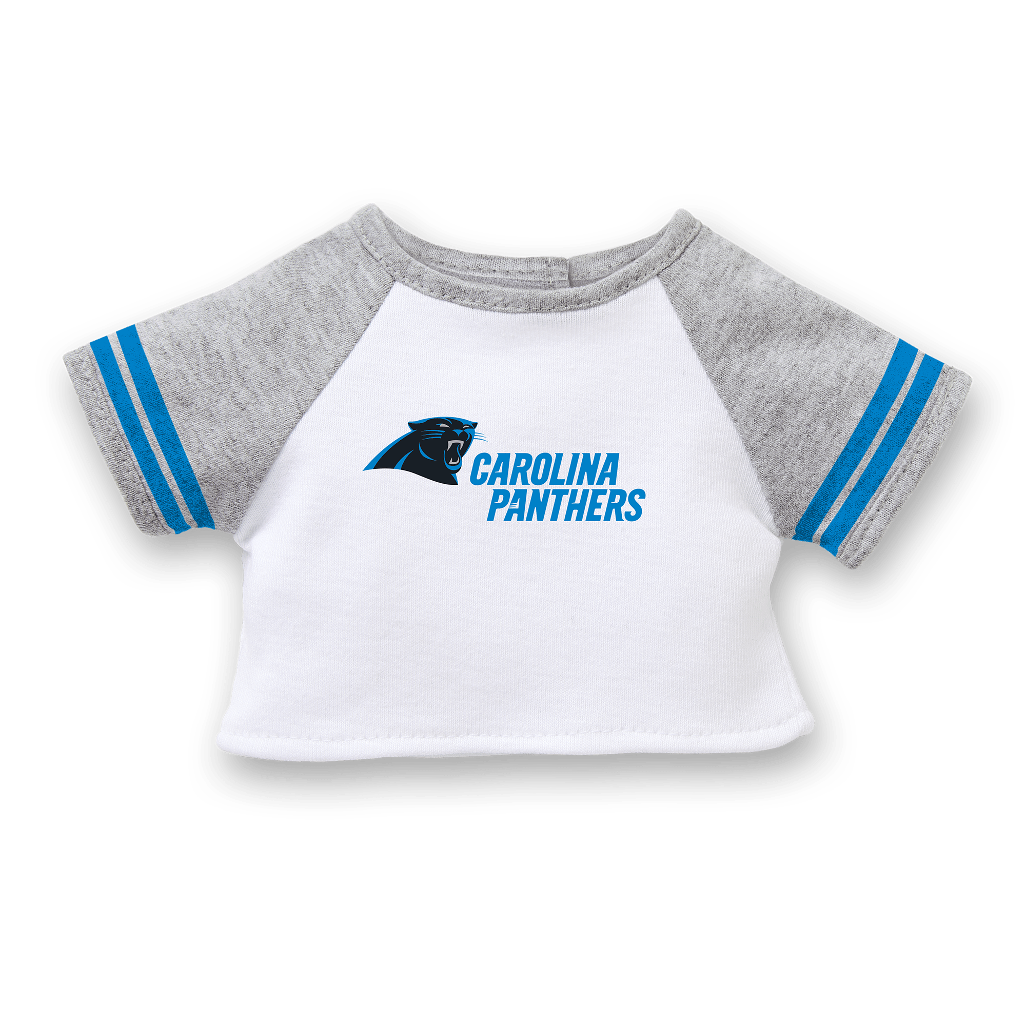 American Girl X Nfl Carolina Panthers Fan Tee For 18-Inch Dolls