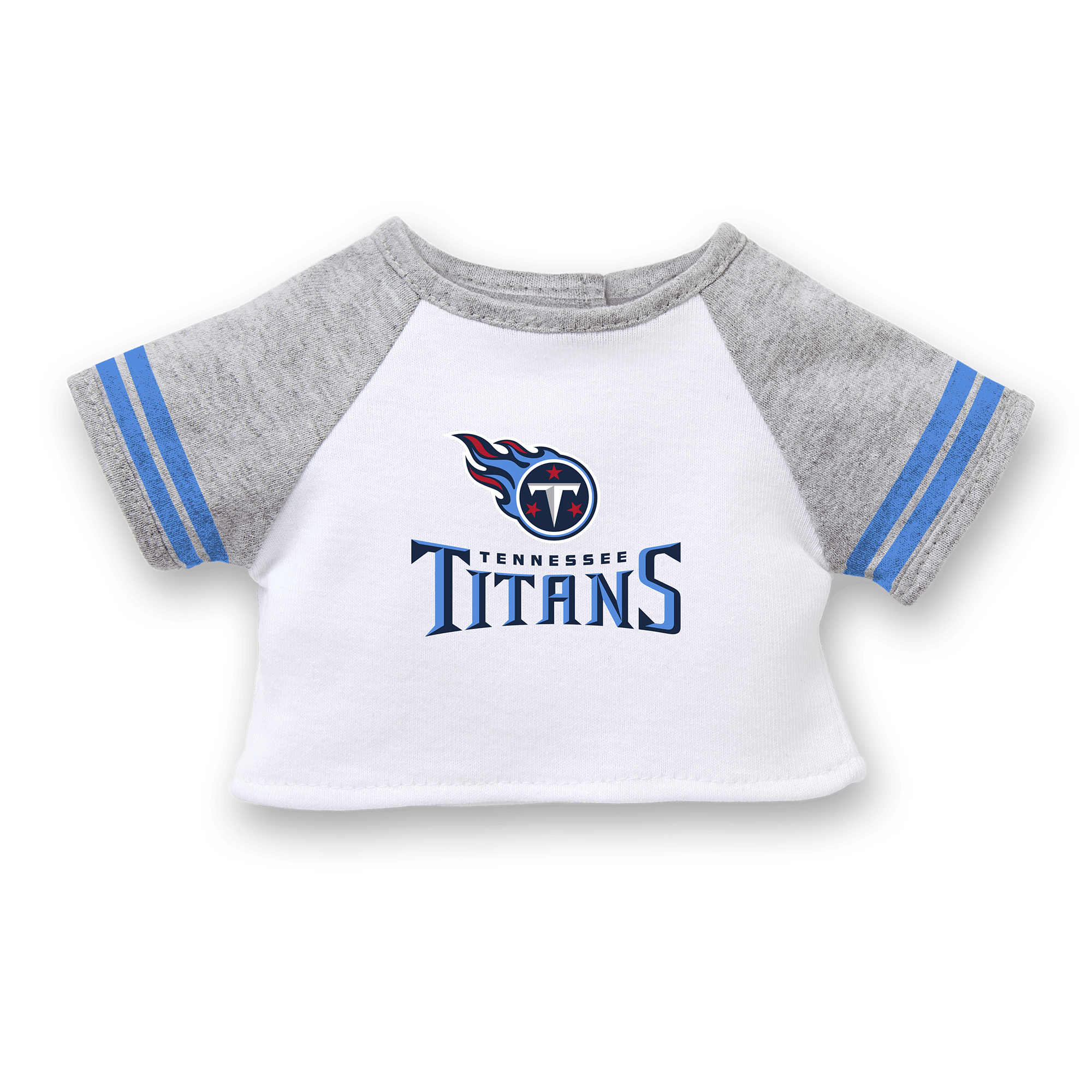 American Girl X Nfl Tennessee Titans Fan Tee For 18-Inch Dolls