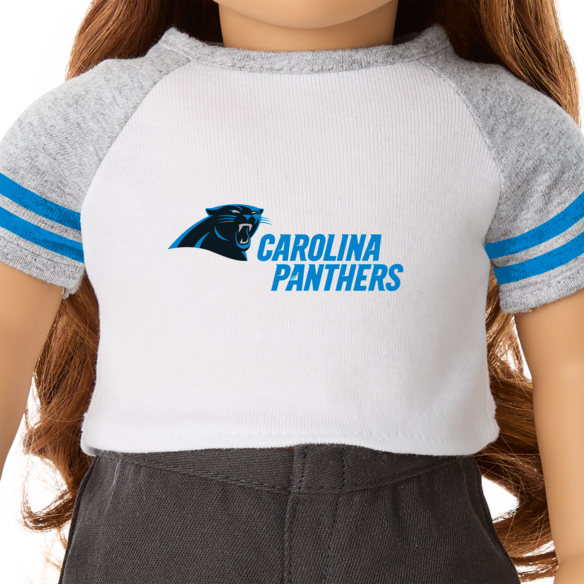 American Girl X Nfl Carolina Panthers Fan Tee For 18-Inch Dolls - Image 3